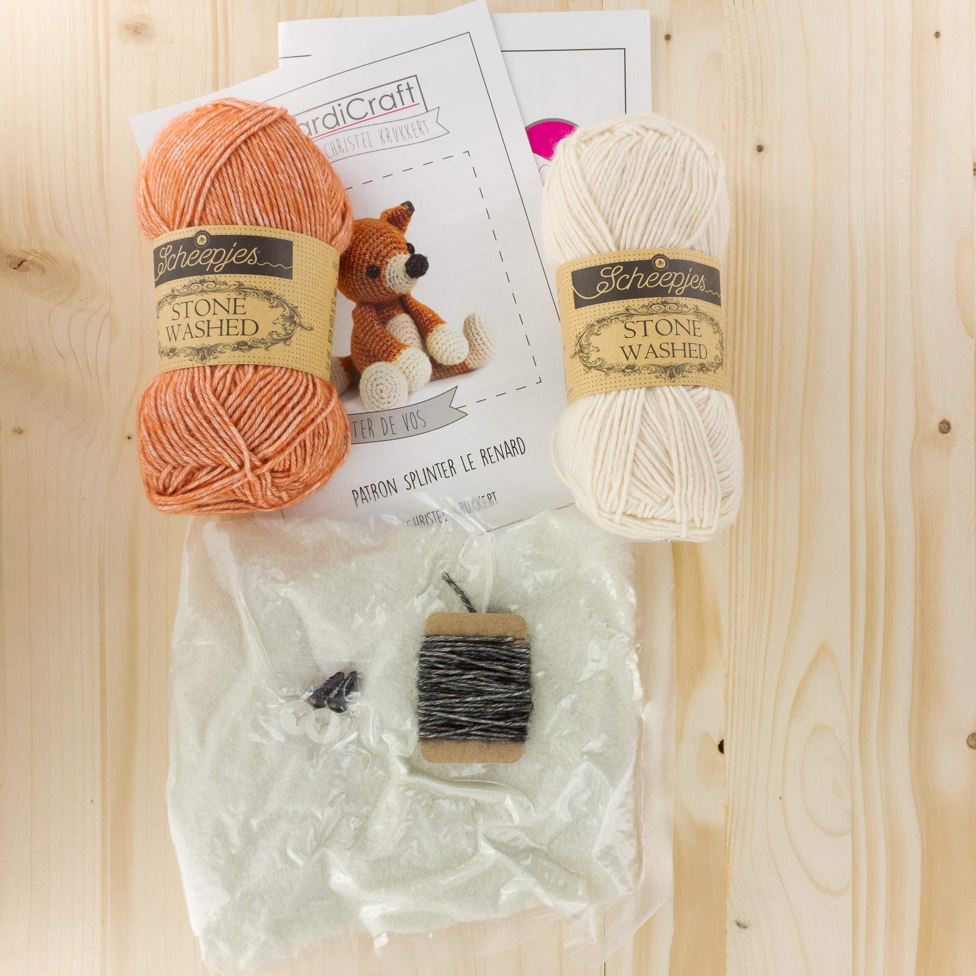 Kit crochet Hardicraft splinter le renard 3B COM